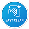 Easy-to-clean and sanitize